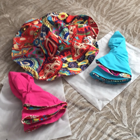 💥SOLD OUT💥Sky Blue Reversible Sun Hat (NWT) - Picture 3 of 7